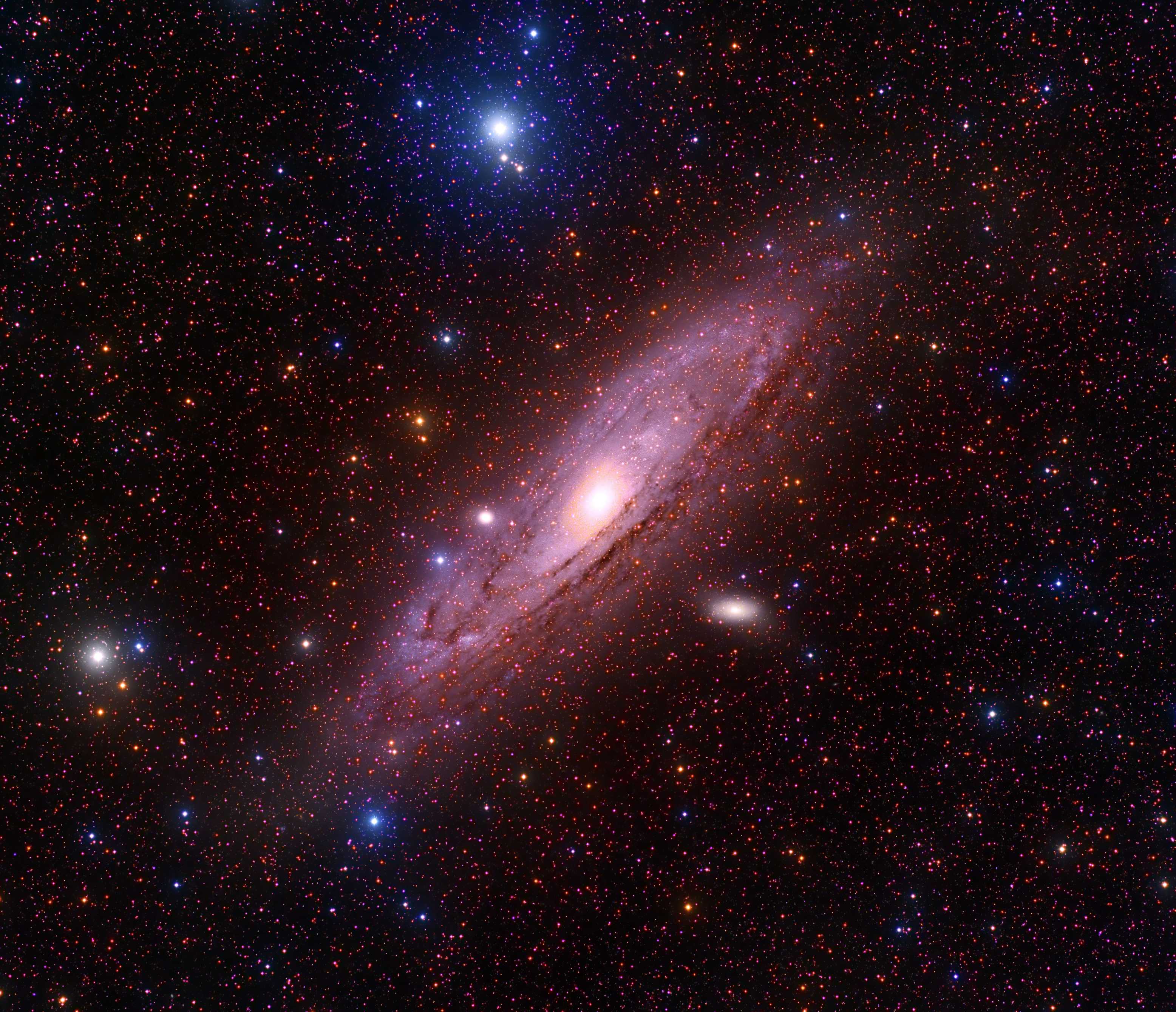 M31 Andromeda Galaxy Telescope Live